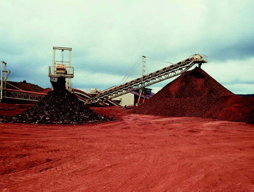 Bauxite mining