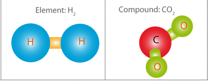 Dihydrogen (H2) and carbon dioxide (CO2)